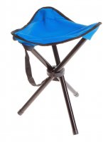 Стул туристический Camping 30х30х40см, цвет синий 14389