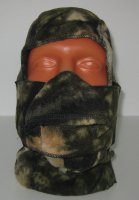 Шлем-маска на липучке КМФ (флис) Белый Камень 11984