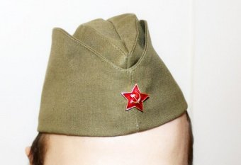 Солдатская военная пилотка СССР со звездой 21809