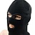 Балаклава (подшлемник, маска) трикотажная черная 11272