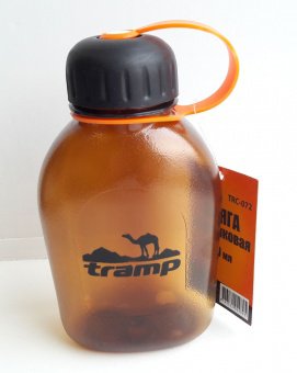 Фляга пластиковая Tramp 650мл, цвет оранжевый 21985