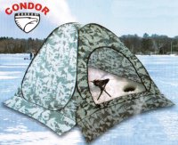 Палатка зимняя для рыбалки Condor (без дна) 180x180x150см 12029