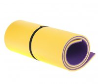 Ковер туристический двухцветный (фиолетовый+ желтый) тол. 13мм размер 180х60см 10326