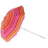 Зонт пляжный Модерн с серебряным покрытием d=160cм, h=170 см, цвет микс 14323