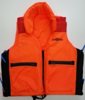 Спасательный жилет Sibbear с воротником XL, до 100кг, цвет оранжевый 10230