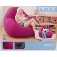 Кресло-мешок надувное "Бордовое облачко" Intex 68584NP, 122x127x81см 24810