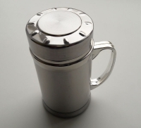Термокружка Gentry Cup с ситечком 420мл, цвет металлик 21841