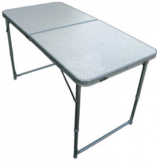 Набор стол складной с 4 стульями белый 120x60x70см 8812 10074