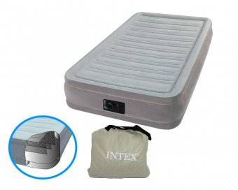 Надувная кровать Intex 67766 с насосом 220В 99x191x33см 13556