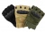 Перчатки Спецназ открытые с пластиковыми накладками (S, M, L, XL), цвет черный 25021