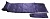 Коврик туристический самонадувающийся 180х55х2,5 см, цвет фиолетовый 14388
