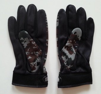 Перчатки летние тактические с резиновым покрытием, цвет камуфляж 14285