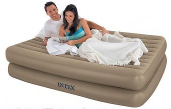 Надувная кровать Intex 66704 на молнии 2 в 1 152x203x46см 10557