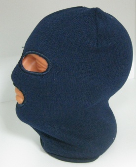 Балаклава (подшлемник, маска) флисовая синяя 11957