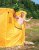 Баня мобильная с каркасом NovaTour, цвет желтый 210x180x180см 21663