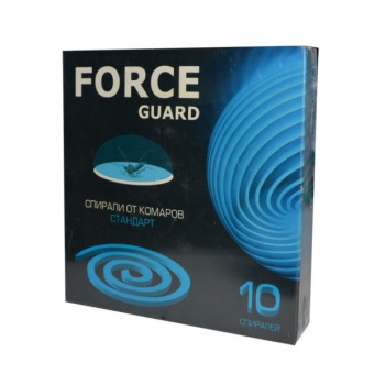 Спирали от комаров FORCE guard стандарт, синие (10шт) 24978