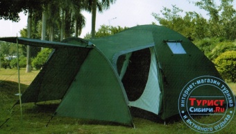 Палатка 4-х местная двухслойная Safe Flourishing 2507 240x335x150см 13612