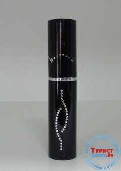 Электрошокер-фонарик в виде женской помады, цвет черный 13615