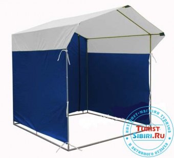 Палатка для торговли, цвет синий/белый 200х200см 10813