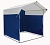 Палатка для торговли, цвет синий/белый 250х200см 10812