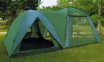Палатка с шатром для кемпинга 4-х местная TCR 2721 470x250x190см 13823