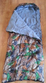 Спальник одеяло 3-х слойный КМФ мембрана хлопок 120x220см 11059