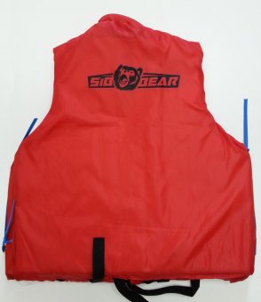 Спасательный жилет Sibbear с воротником XL, до 100кг, цвет красный 10228