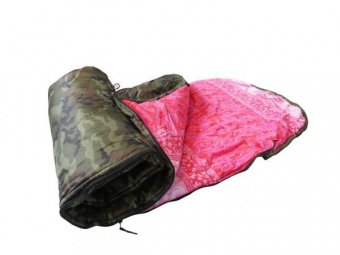 Спальник-одеяло СО-300 Гигант с подголовником (таффета КМФ) 200x85см 13928